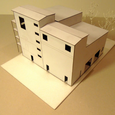 Architektonický model domu
