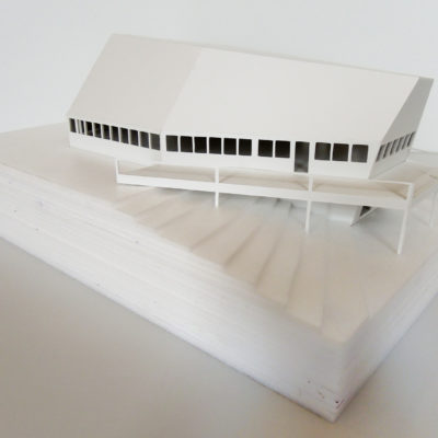 Architektonický model meteoroligcké stanice