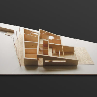 Architektonický model rodinného domu Žďár nad Sázavou